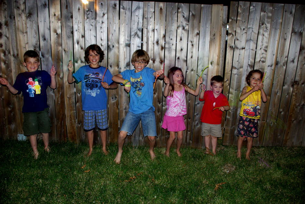 Cousins and Glowsticks
